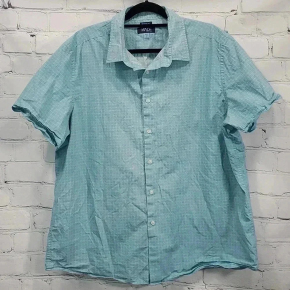 Made Other - Cam Newton Modern Fit SS Causal Button Down Shirt Size XXL
